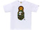 BAPE 1st Camo Milo On Ape Head Tee Tee White/Green