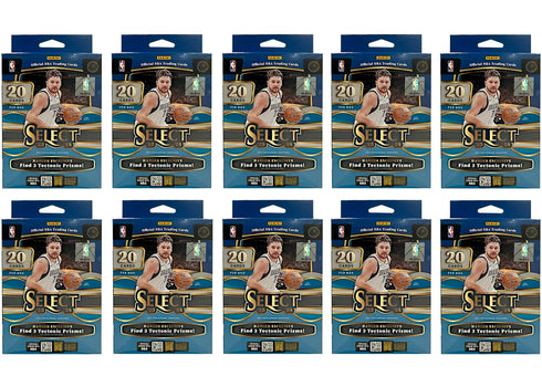 2023-24 Panini Select Basketball Hanger Box (Tectonic Prizms) 10x Lot