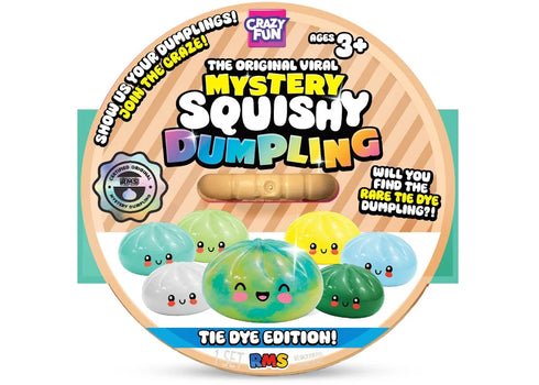 Squishy Bun The Original Viral Mystery Squishy Dumpling (Tie Dye) Blind Box