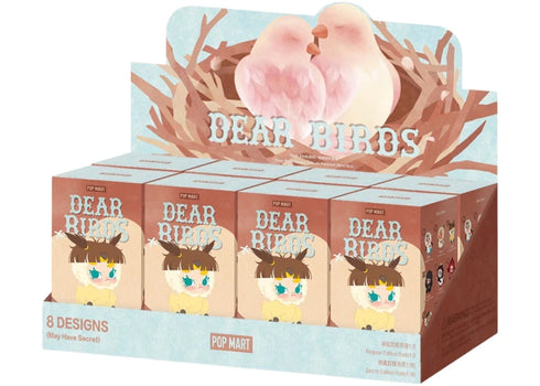 Pop Mart Dear Birds Series Plush Pendant Sealed Case (8 Blind Boxes)