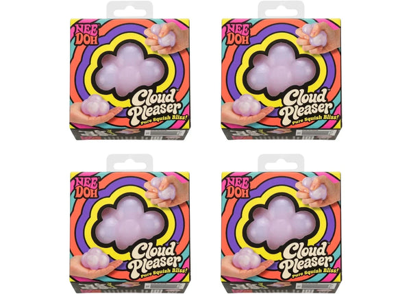NeeDoh Cloud Pleaser Squishy Fidget Toy 4x Lot