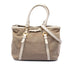 Logo Convertible Tote Canvas with Leather Medium