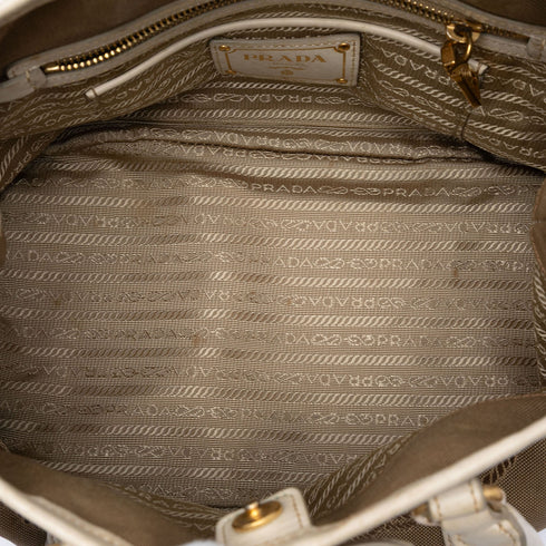 Logo Convertible Tote Canvas with Leather Medium