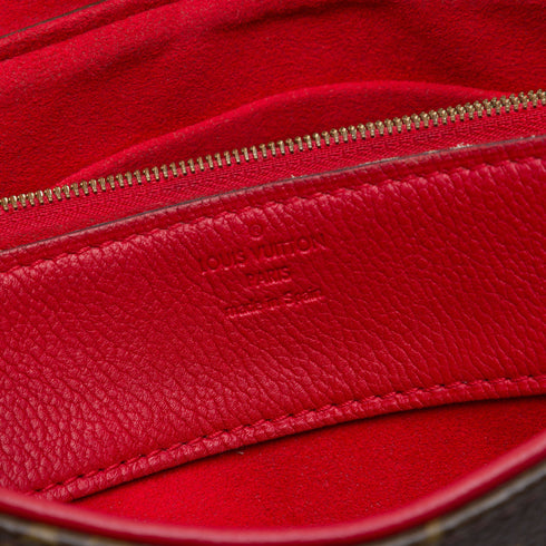 Pallas Chain Shoulder Bag Monogram Canvas and Calfskin