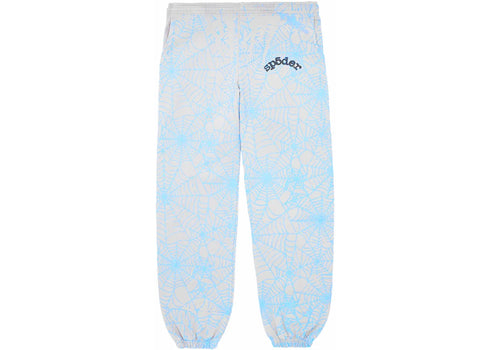 Sp5der AOP Web Sweatpants Heather Grey