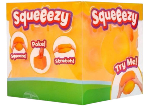 Sunny Days Entertainment Squeezy Cheese Block Sensory Fidget Toy