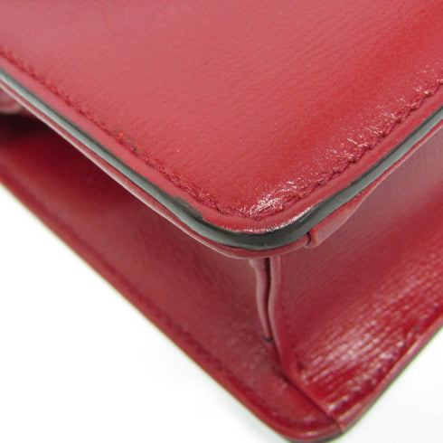GG Ring Shoulder Bag Leather Small