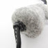 Handbag Charm Leather Black and Gray