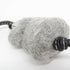 Handbag Charm Leather Black and Gray
