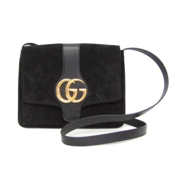 Arli Shoulder Bag Suede with Leather Medium