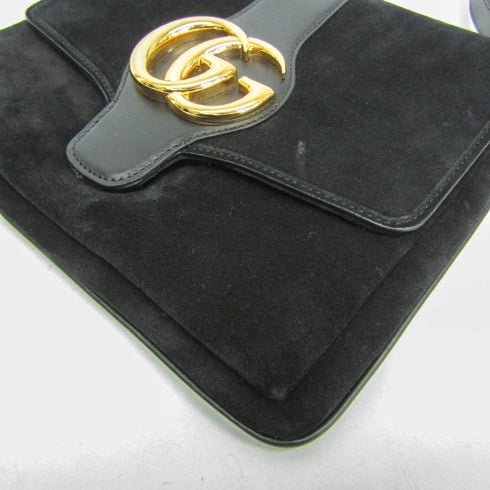 Arli Shoulder Bag Suede with Leather Medium