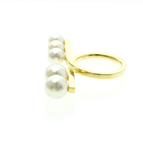 Ring 18K Yellow Gold with Pearl