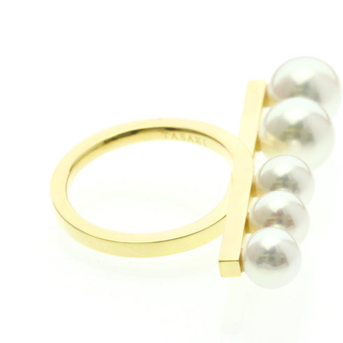 Ring 18K Yellow Gold with Pearl