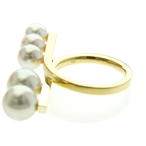 Ring 18K Yellow Gold with Pearl