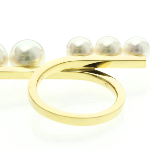 Ring 18K Yellow Gold with Pearl