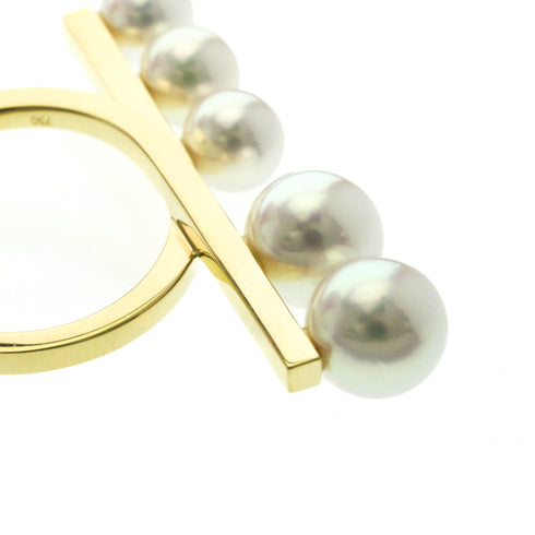 Ring 18K Yellow Gold with Pearl
