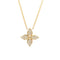 Pendant Necklace 18K Rose Gold with Diamond