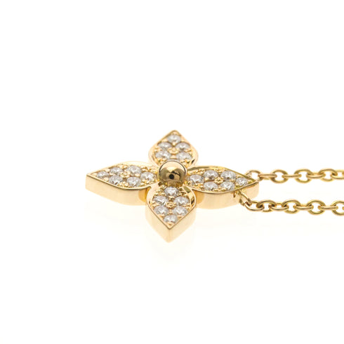 Pendant Necklace 18K Rose Gold with Diamond
