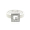 Band Ring 18K White Gold with Diamond