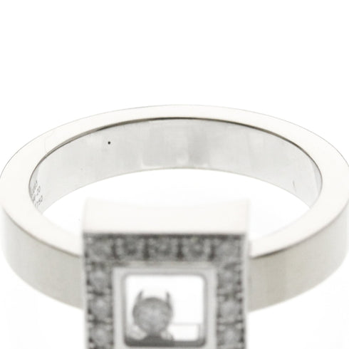 Band Ring 18K White Gold with Diamond