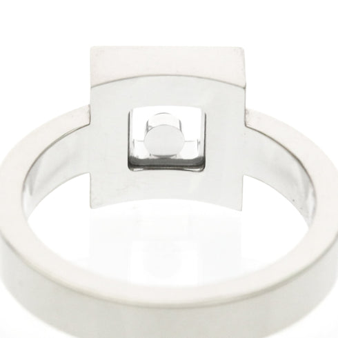 Band Ring 18K White Gold with Diamond