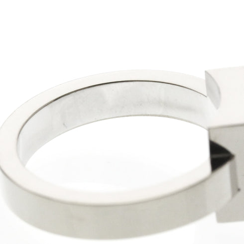 Band Ring 18K White Gold with Diamond