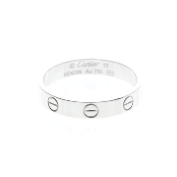 Love Ring 18K White Gold Mini