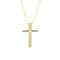 Cross Pendant Necklace 18K Yellow Gold with Diamond