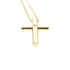 Cross Pendant Necklace 18K Yellow Gold with Diamond