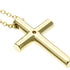 Cross Pendant Necklace 18K Yellow Gold with Diamond