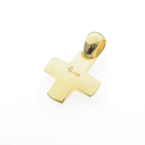 Cross Pendant Necklace 18K Yellow Gold