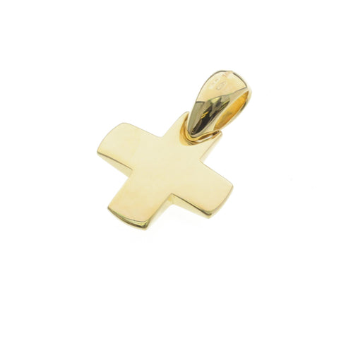 Cross Pendant Necklace 18K Yellow Gold