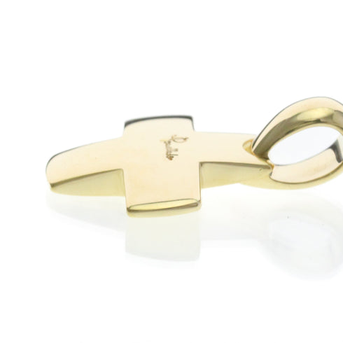 Cross Pendant Necklace 18K Yellow Gold