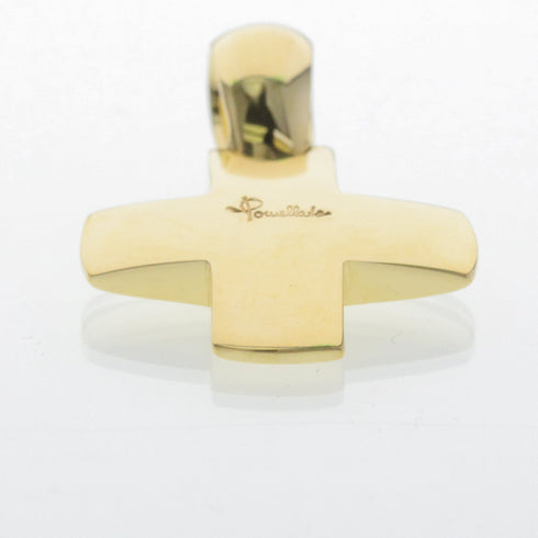Cross Pendant Necklace 18K Yellow Gold