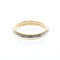 Milgrain Ring Sterling Silver and 18K Rose Gold and Platinum