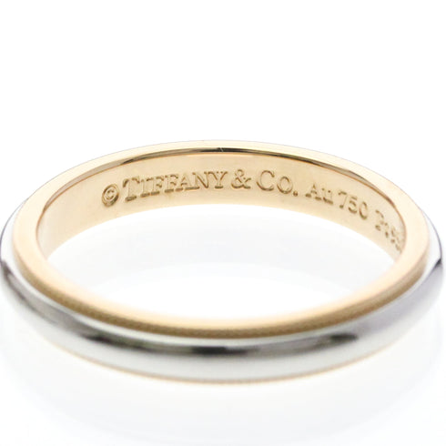 Milgrain Ring Sterling Silver and 18K Rose Gold and Platinum