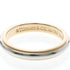 Milgrain Ring Sterling Silver and 18K Rose Gold and Platinum