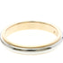 Milgrain Ring Sterling Silver and 18K Rose Gold and Platinum