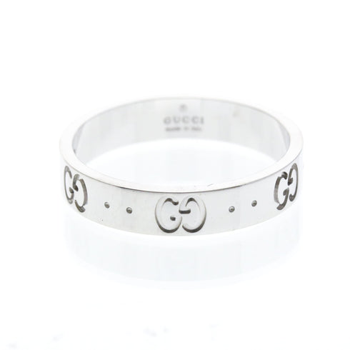 Band Ring 18K White Gold