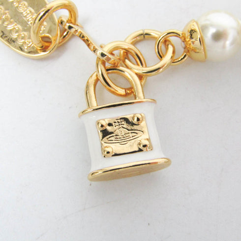 Pendant Necklace Metal With Artificial Pearl