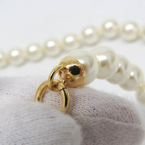 Pendant Necklace Metal With Artificial Pearl