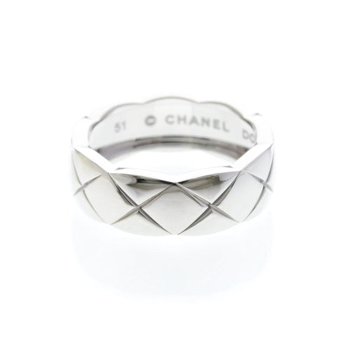 Coco Crush Ring 18K White Gold Medium