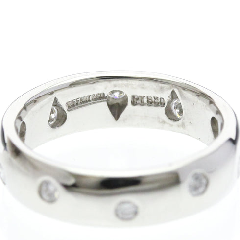 Band Ring Platinum with Diamond