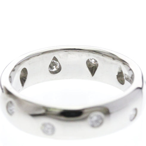 Band Ring Platinum with Diamond