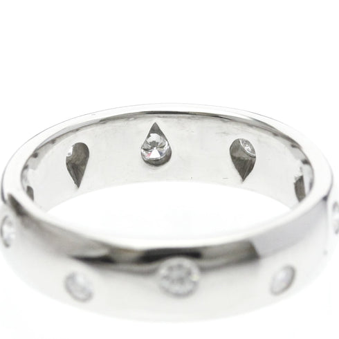 Band Ring Platinum with Diamond