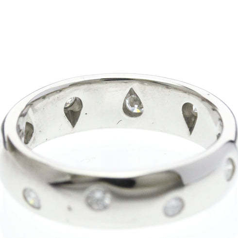 Band Ring Platinum with Diamond