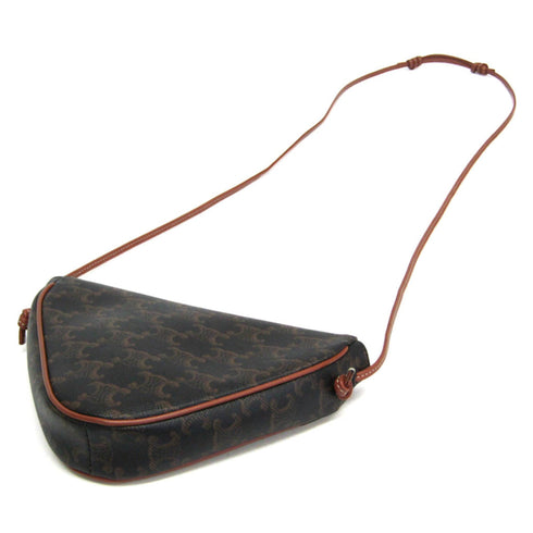 Triangle Crossbody Bag Triomphe Coated Canvas