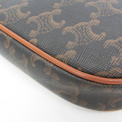 Triangle Crossbody Bag Triomphe Coated Canvas