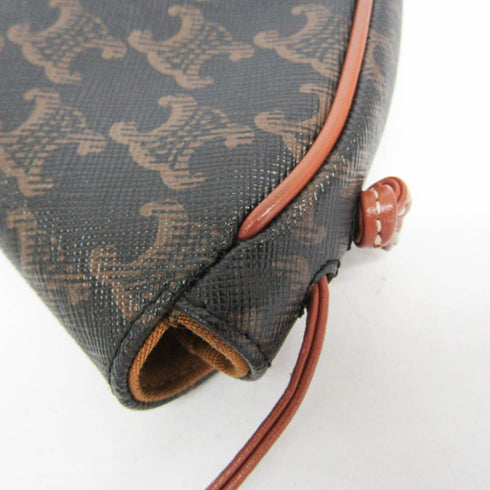 Triangle Crossbody Bag Triomphe Coated Canvas