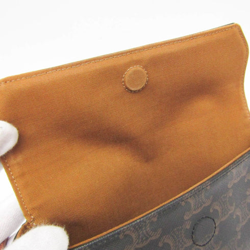 Triangle Crossbody Bag Triomphe Coated Canvas